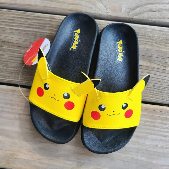 Pokemon Pikachu Moody Yellow & Black Clogs, Comfy Footwear
